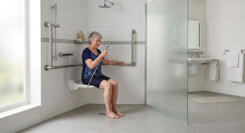 Mobility Shower Installation in South Portland, ME